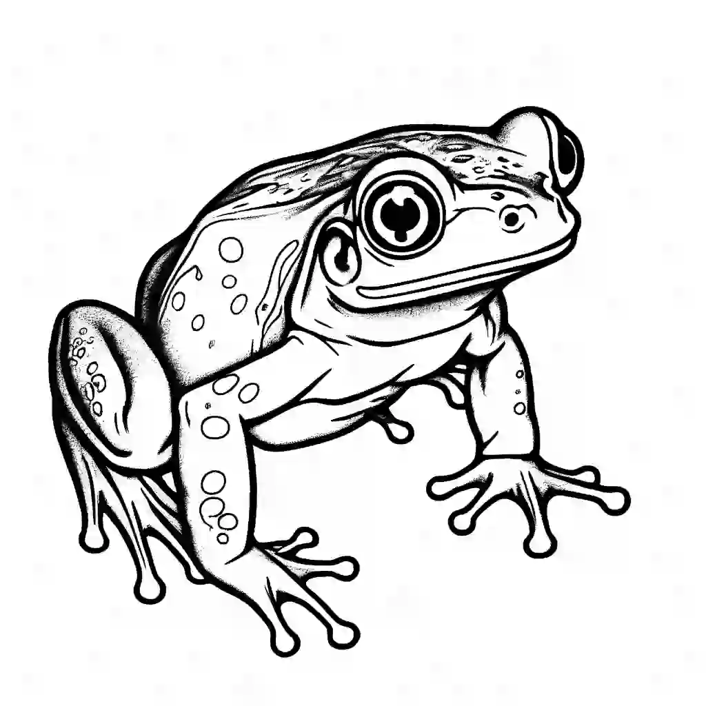 Dart Frog coloring pages